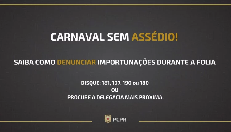 carnaval sem assédio