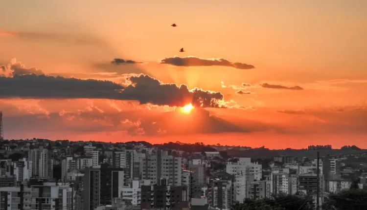 por do sol pato branco por vilson bonetti