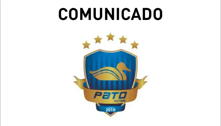 COMUNICADO PATO FUTSAL