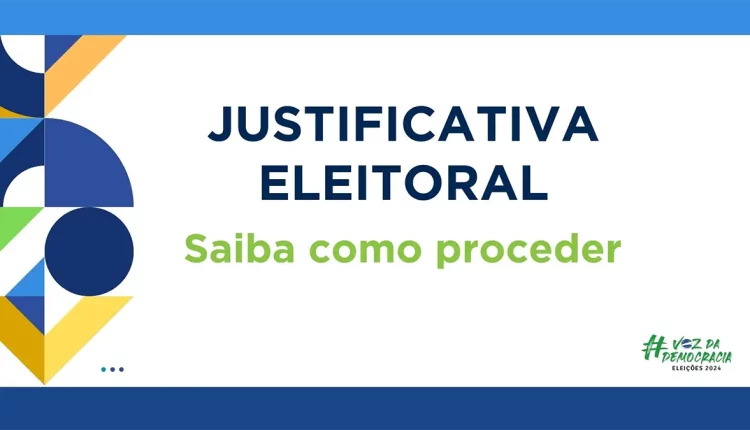 justificativa eleitoral